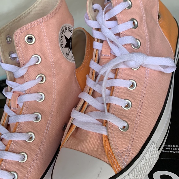 CONVERSE CTAS TWISTED UPPER HI STORM PINK/FUEL ORM - Picture 9 of 12
